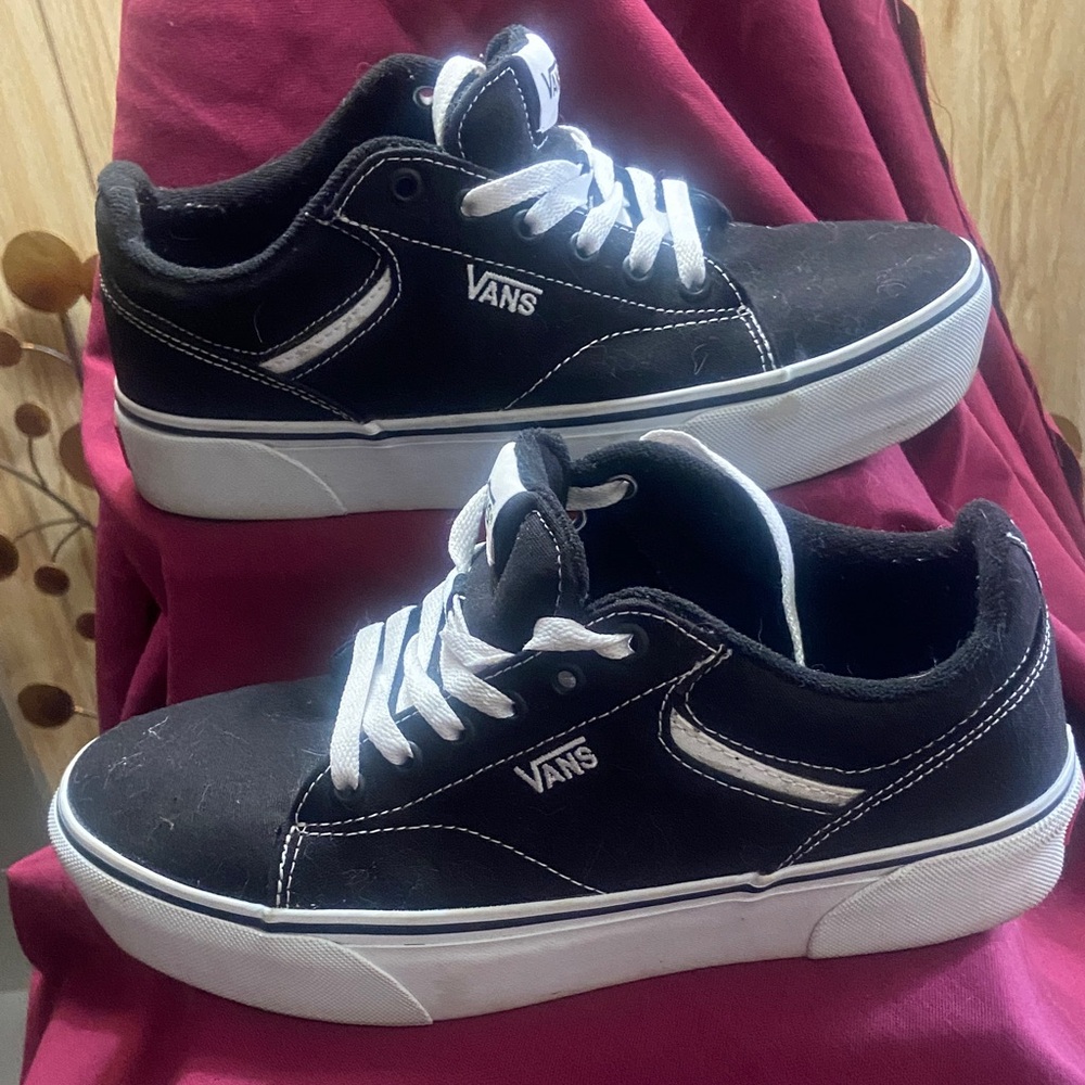 Vans Black and White Women's Sneakers